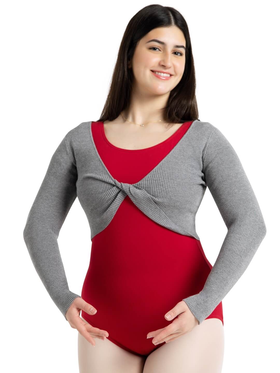 Shrug with Faux Knot