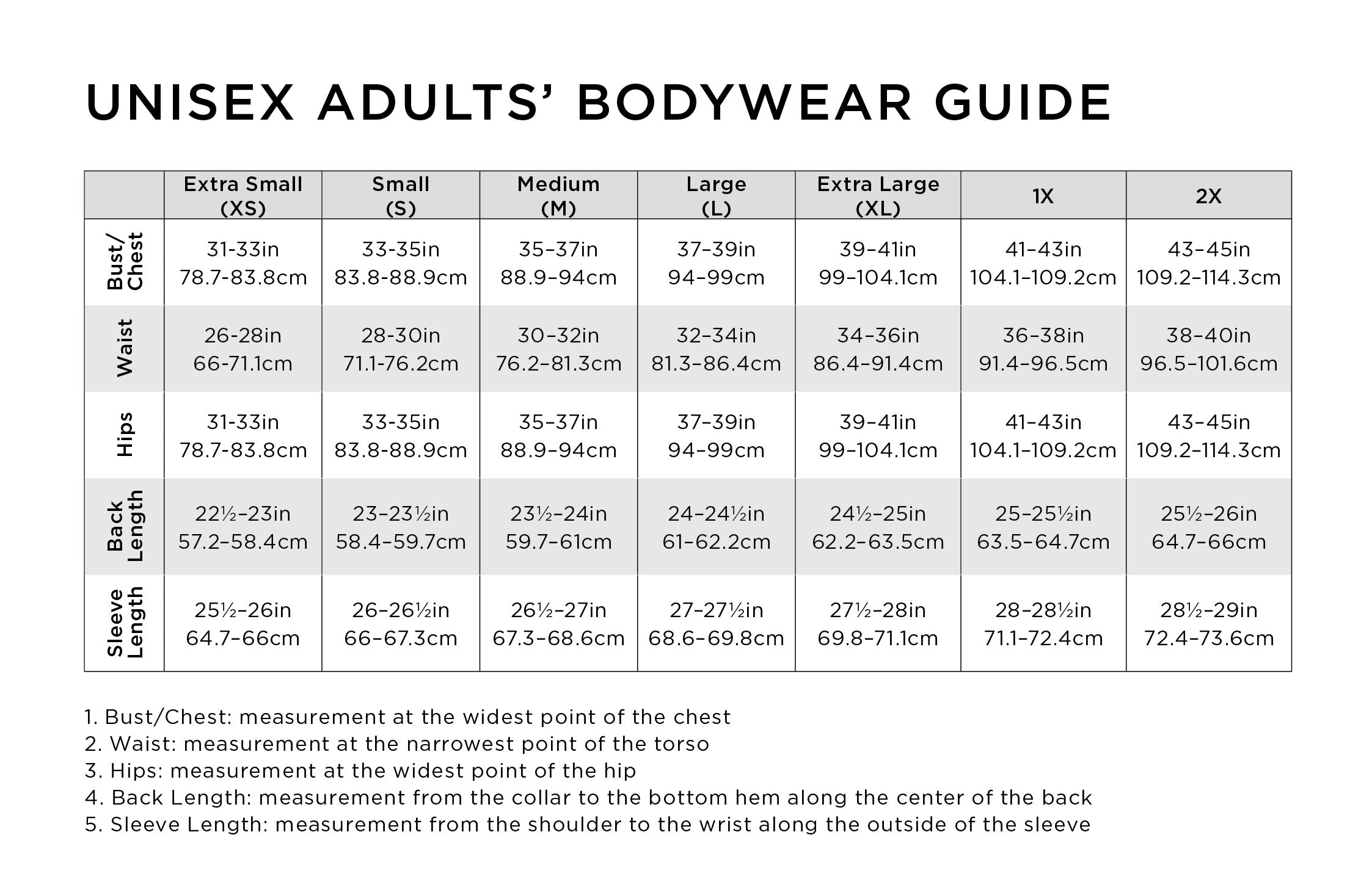 Size Guide Image