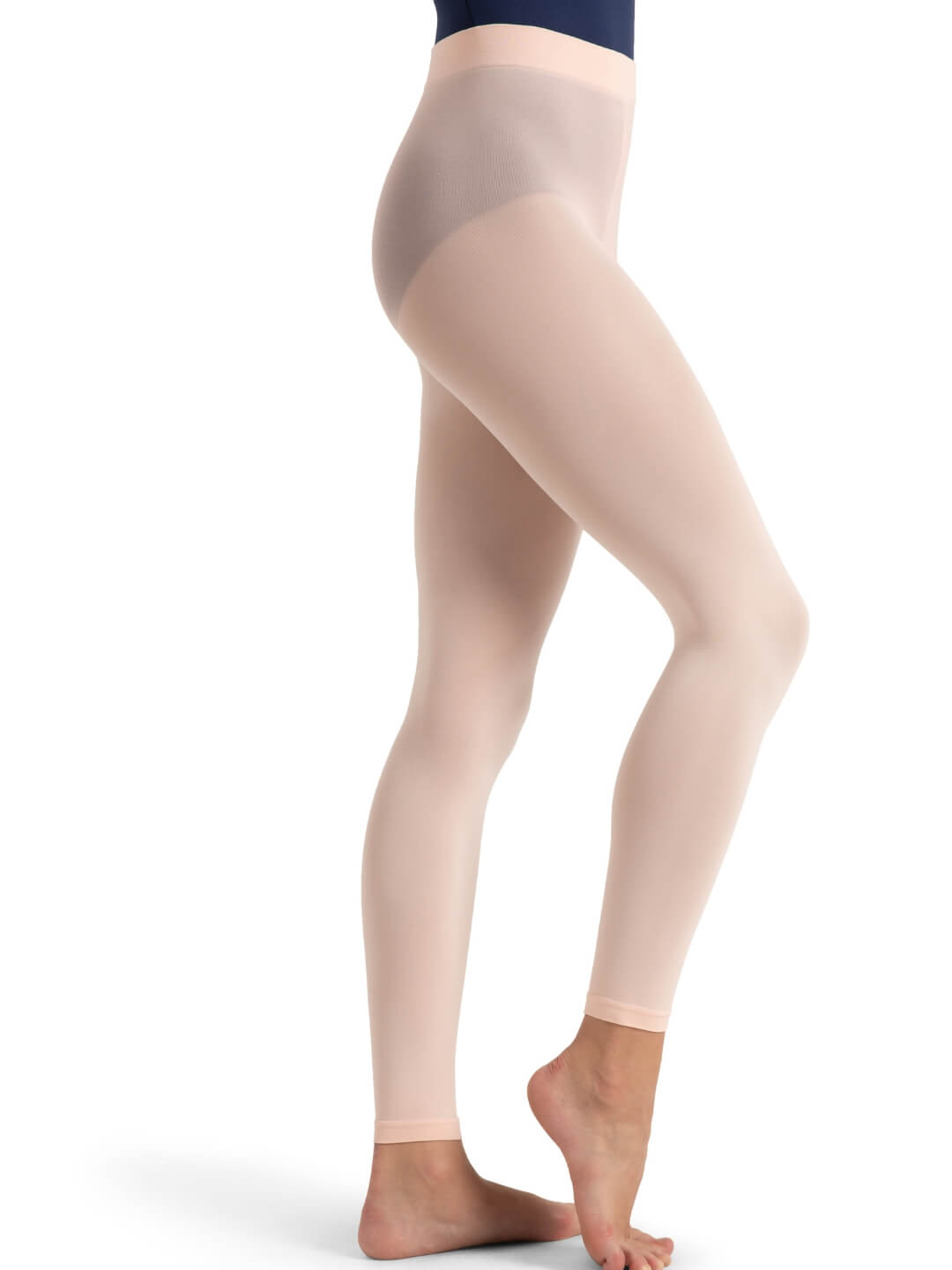 Footless Tight w Self Knit Waist Band