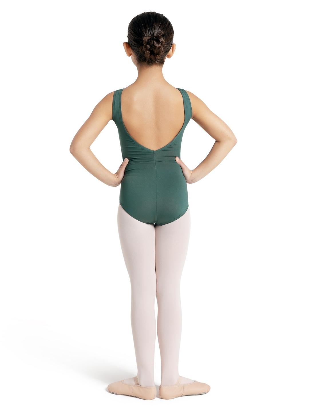 Studio Collection Low V Back w/ Pinch Tank Leotard - Girls