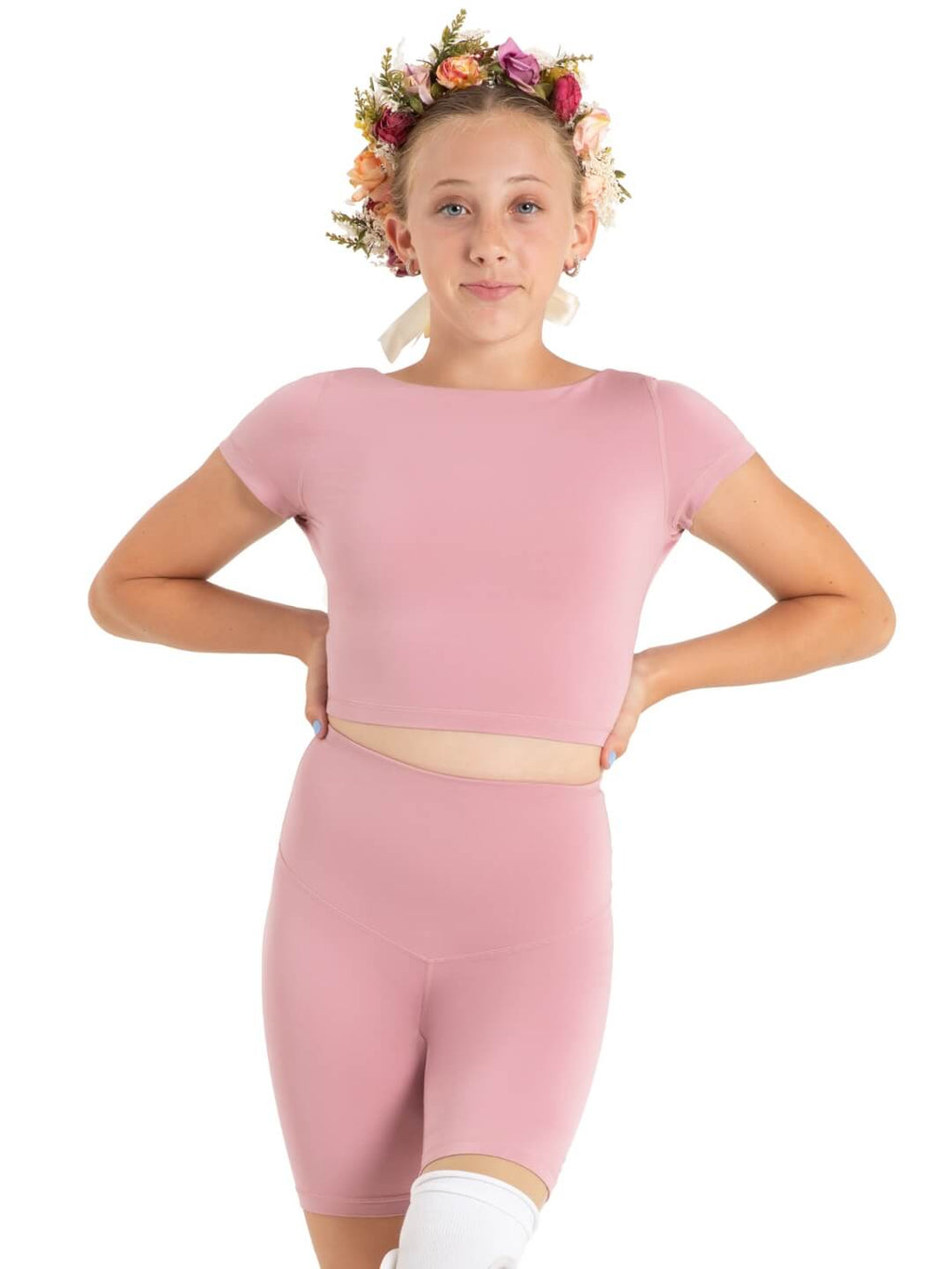Wildflower Clover Crop Top