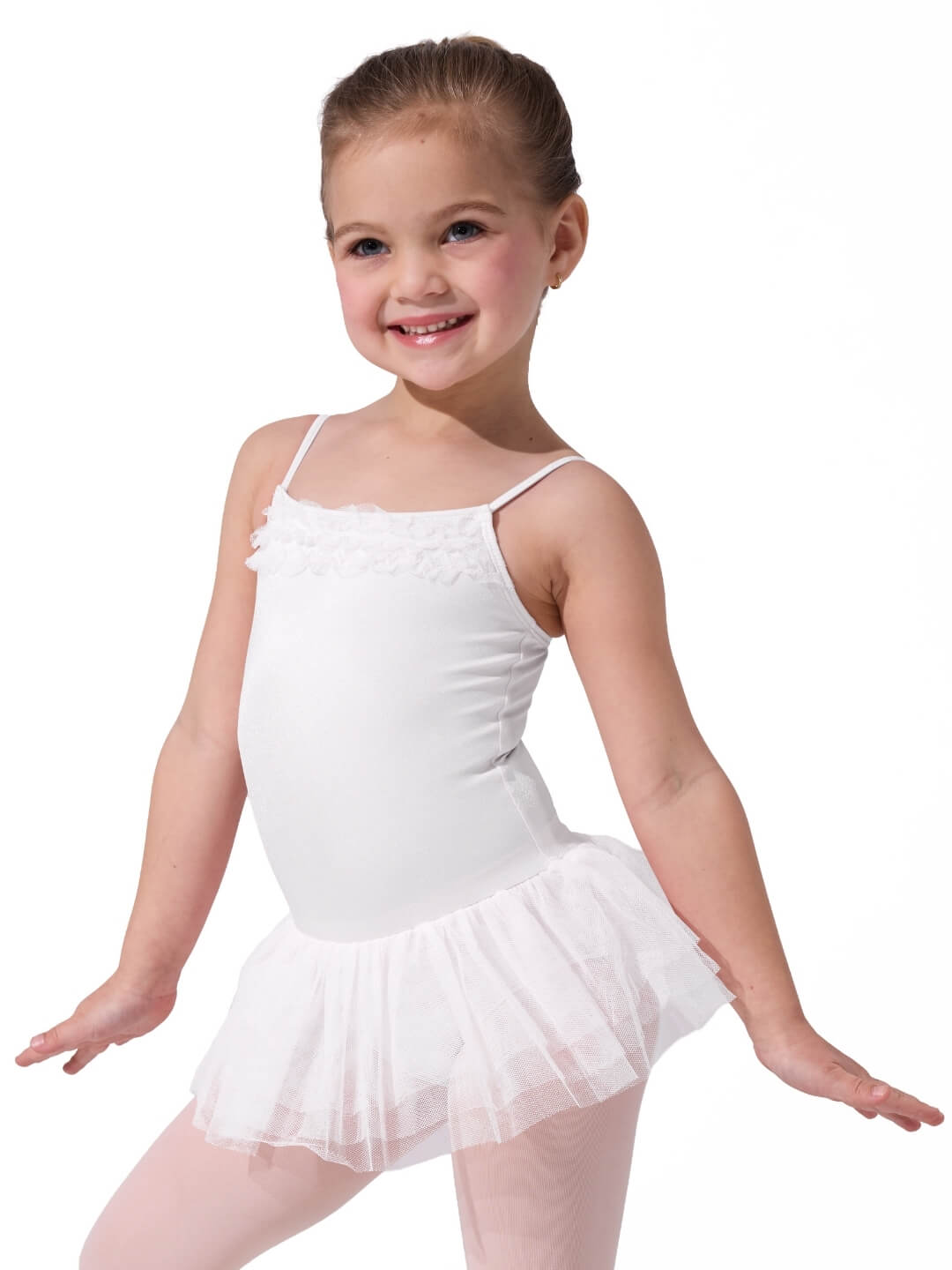 Capezio Girls Ruffle Yoke Tutu Dress