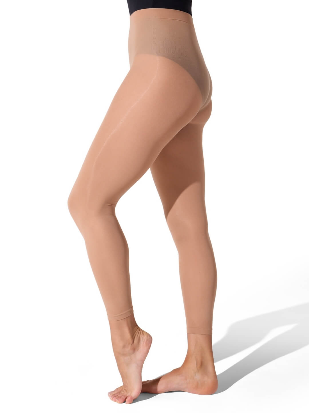 Ultra Soft™ Footless Tight w Self Knit Waist Band - Girls