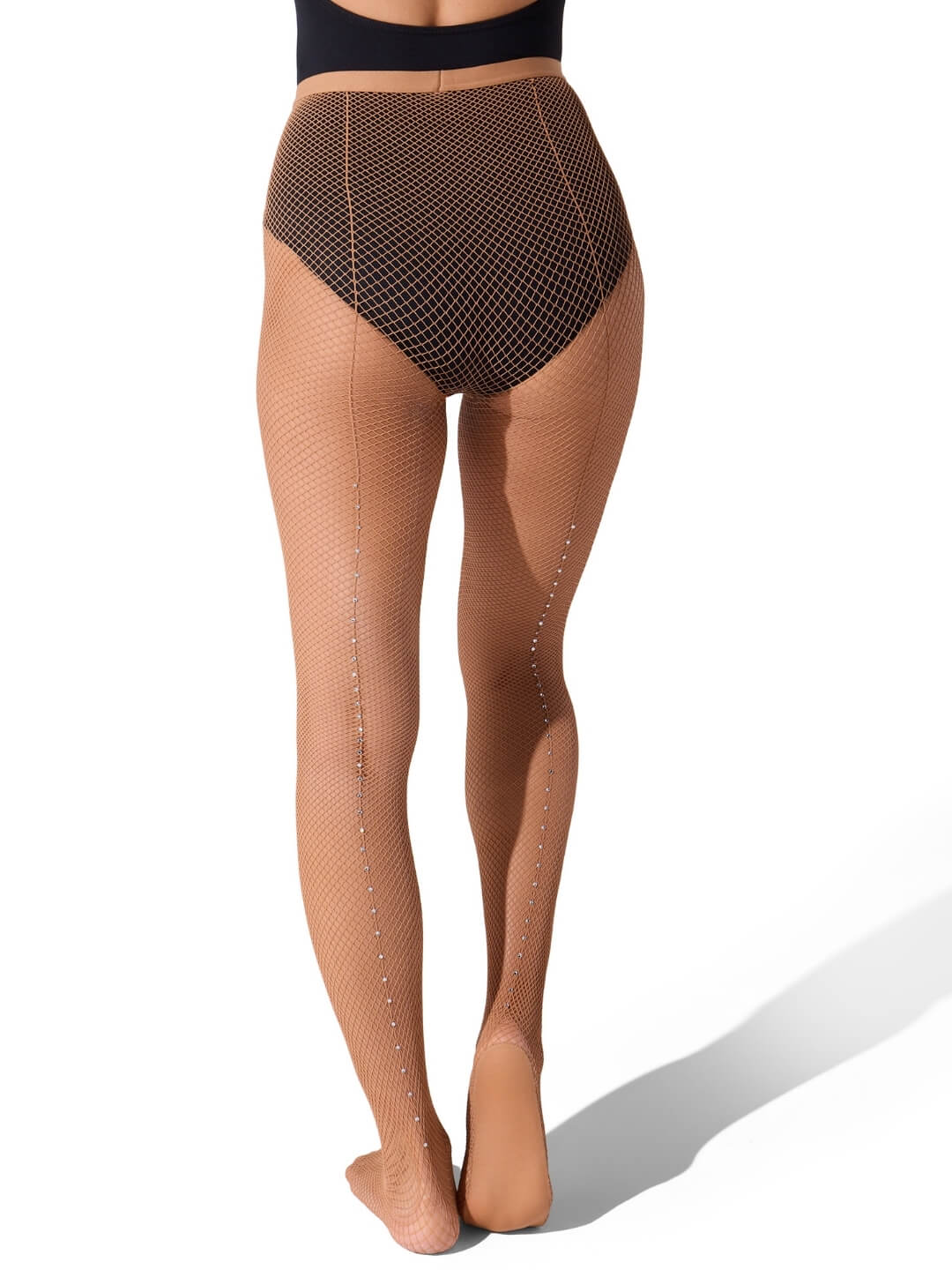 Professional Rhinestone Fishnet Tight - Child
