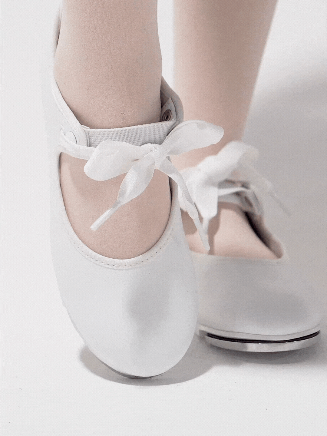 Shuffle Tap Shoe - Child | White