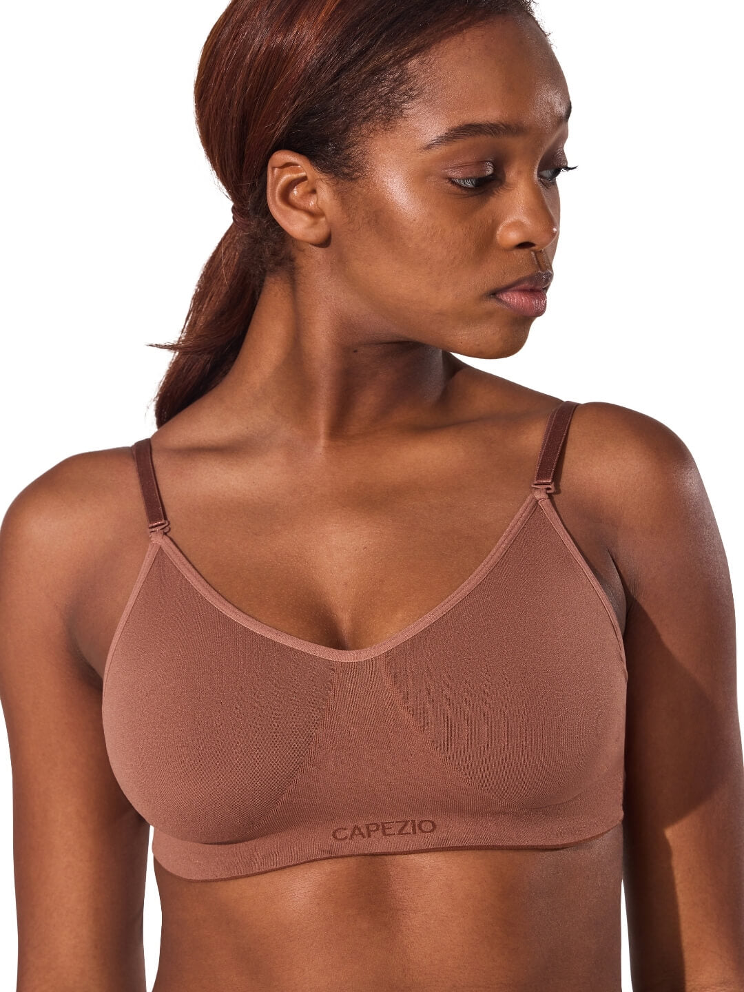 Seamless Clear Back Bra