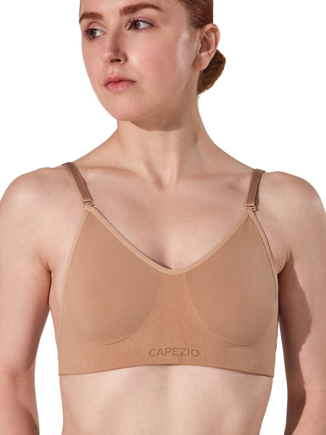 Capezio Seamless Clear Back Bra | Capezio®