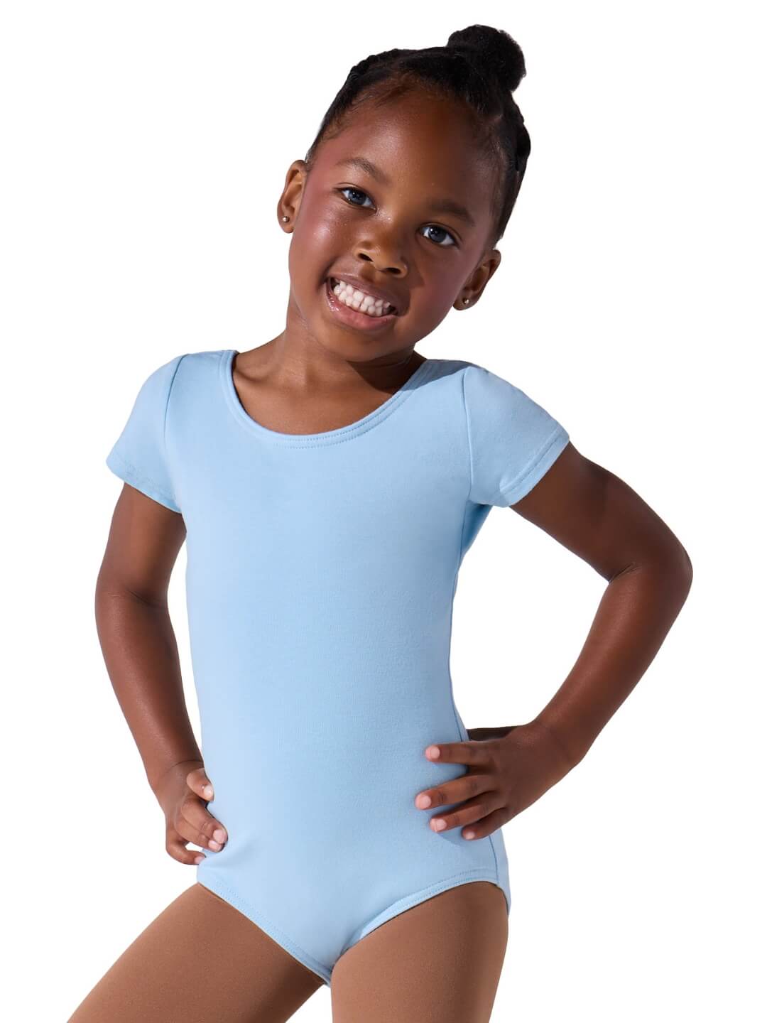Short Sleeve Leotard - Girls
