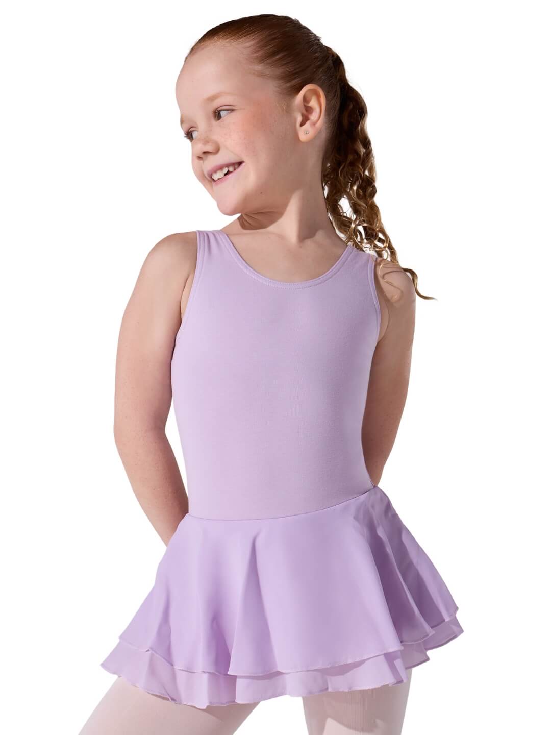 Capezio Girls Double Layer Skirt Tank Dress