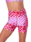 Checked Fun Check Bike Short - Child