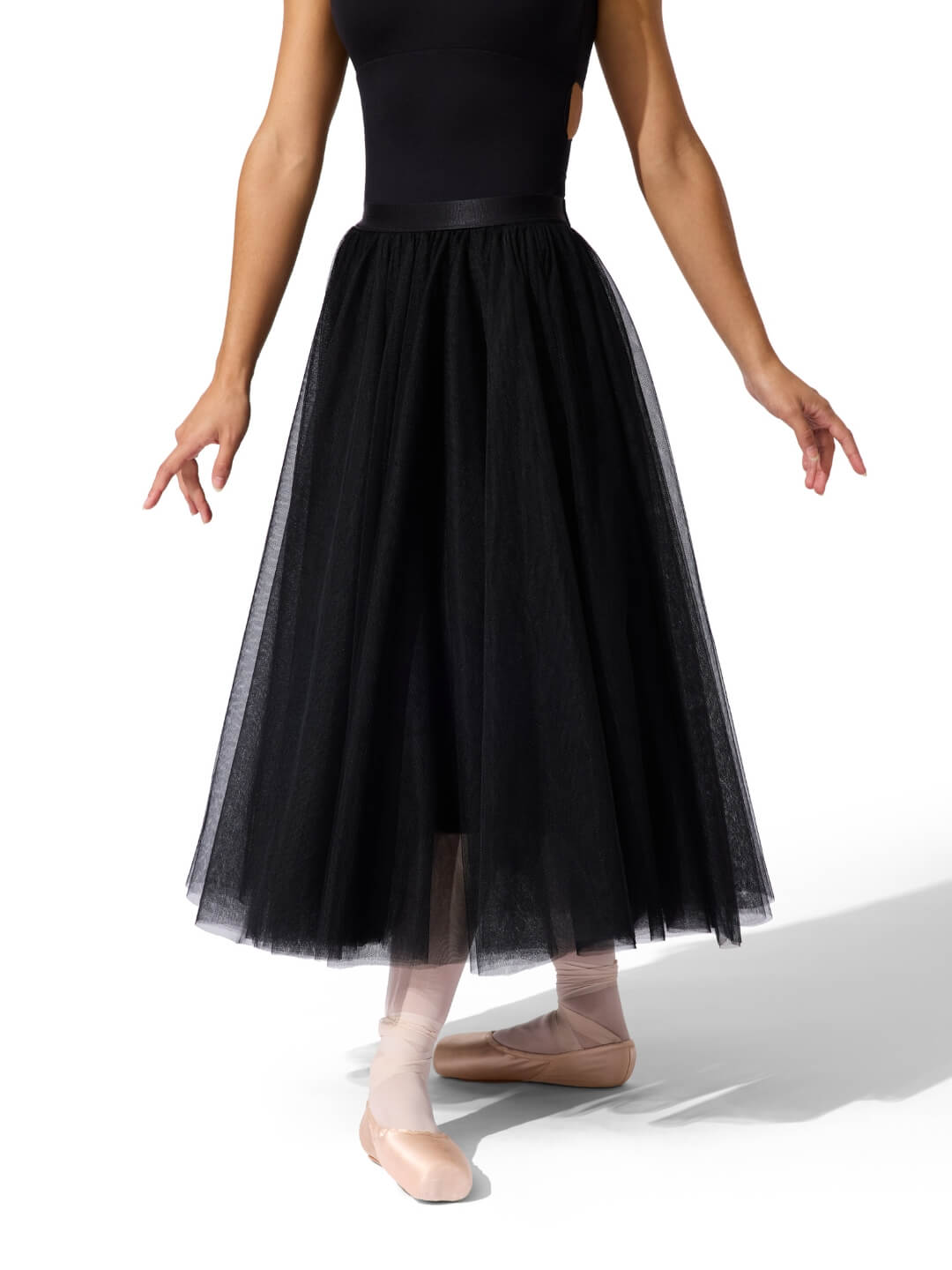 Capezio Étoile Long Tutu Skirt, White N280W White / XL