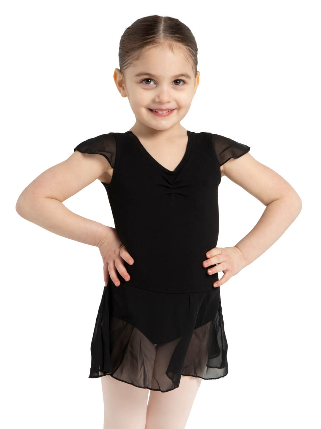 Flutter Sleeve Dress - Girls