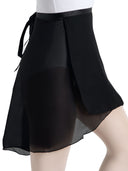 Georgette Long Wrap Skirt