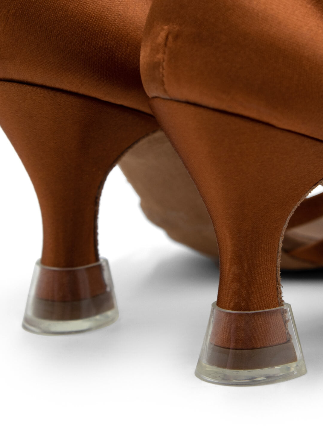 Plastic stiletto heel caps top