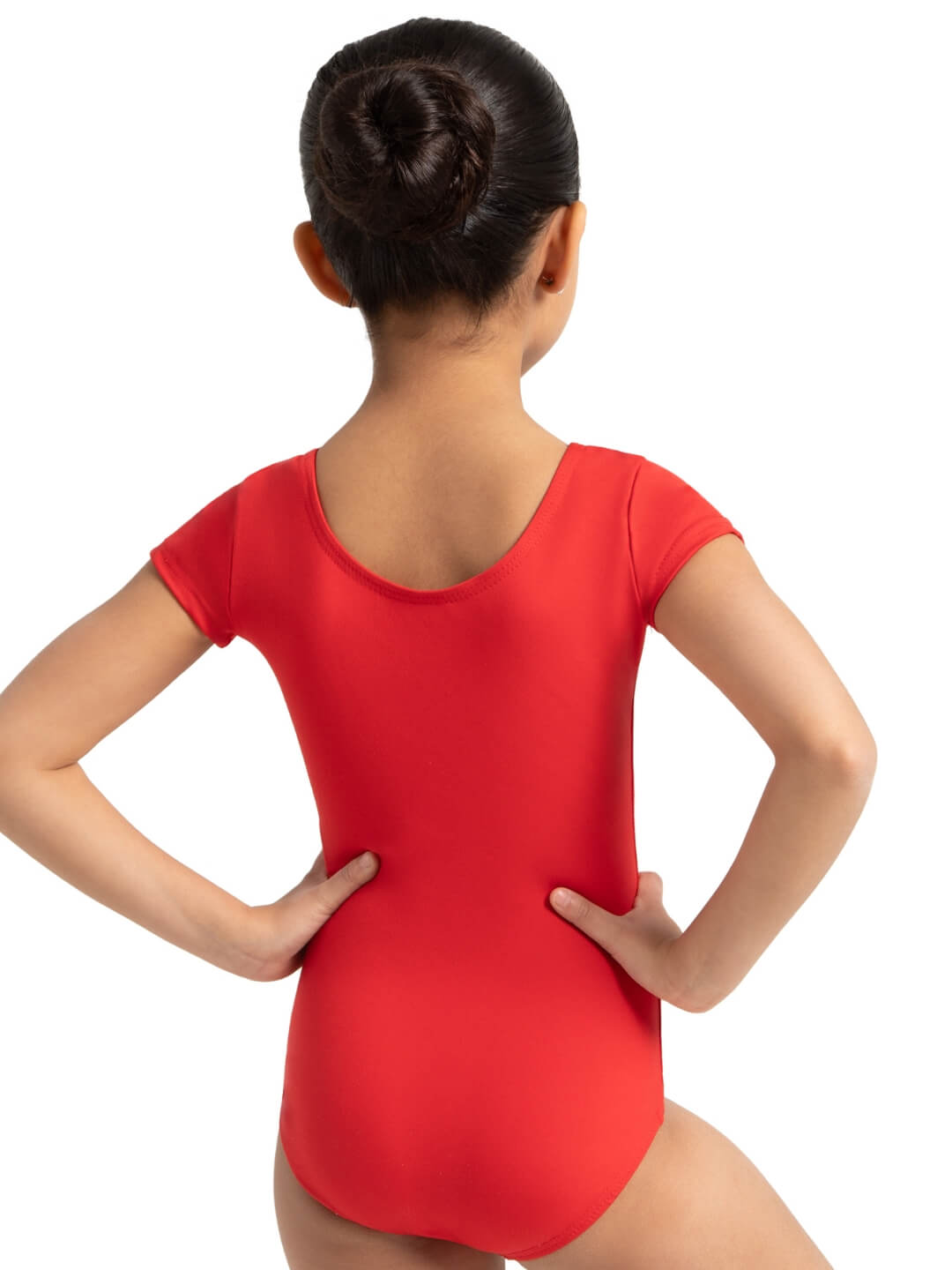Team Basics Short Sleeve Leotard - Girls