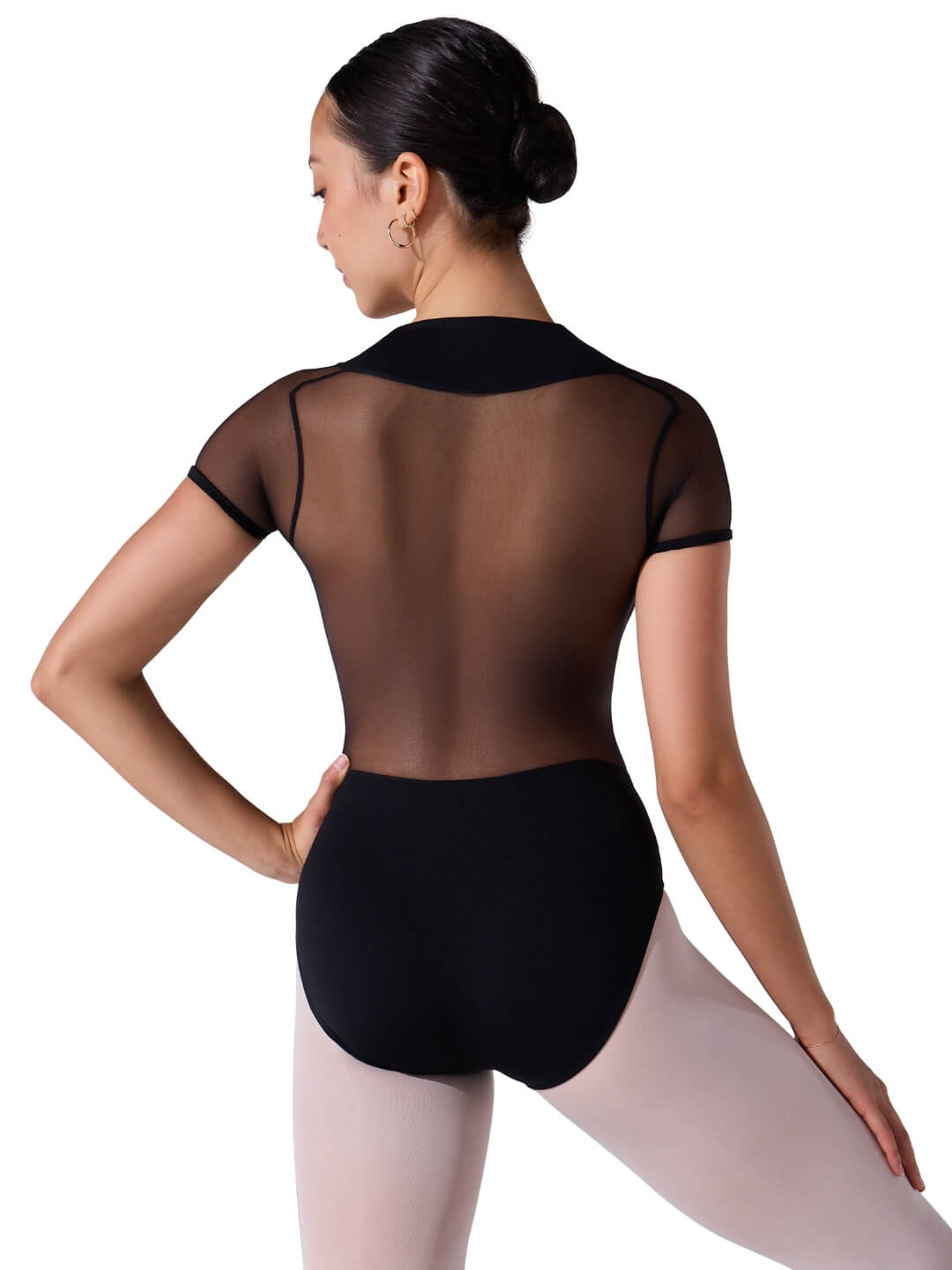 Soft Elegance Corset Short Sleeve Leotard