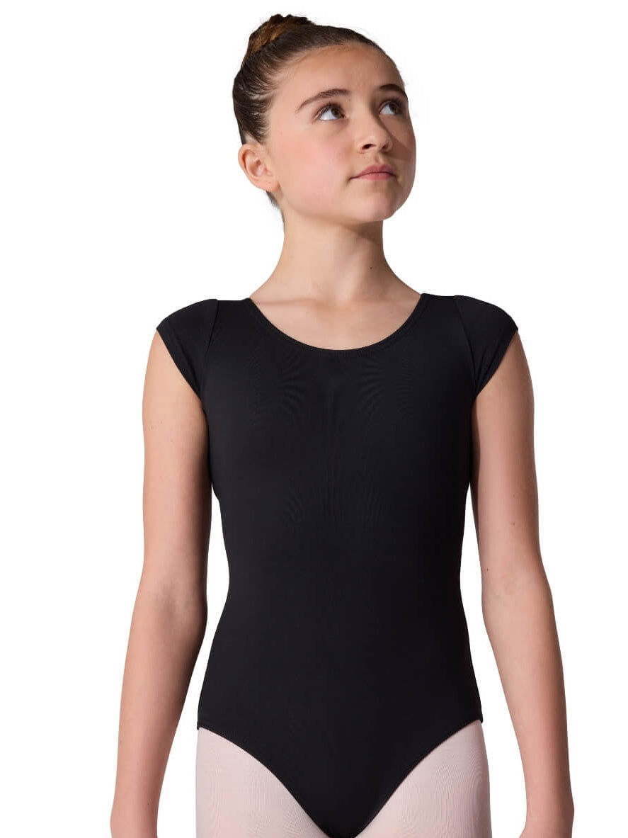 Studio Collection High Neck Cap Sleeve Leotard - Girls