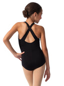 Studio Collection X Back Halter Leotard - Girls