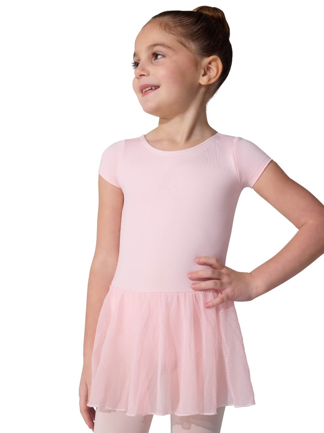pink cap sleeve dress Capezio Studio Collection Short - Girls in Lavender Size:7 UK / 8 US vacations at home nightwear Women's Prom Dresses At
