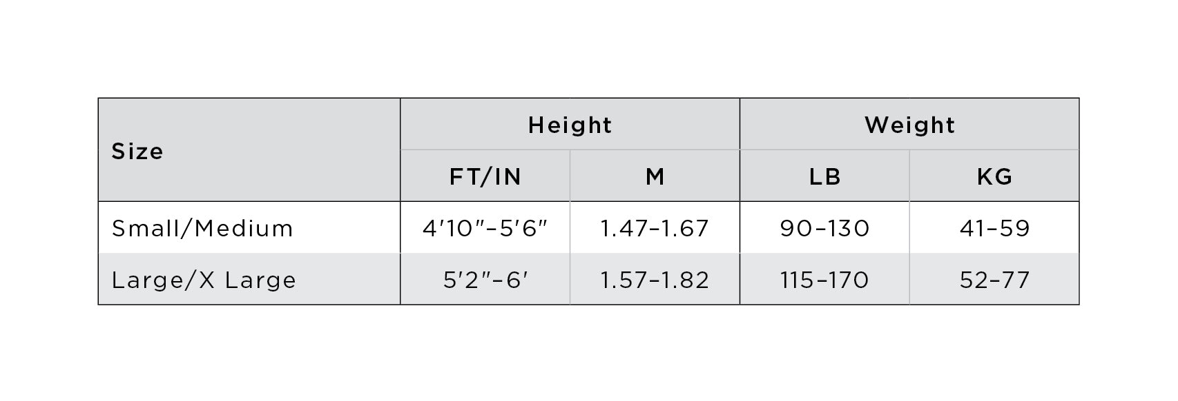 Size Guide Image