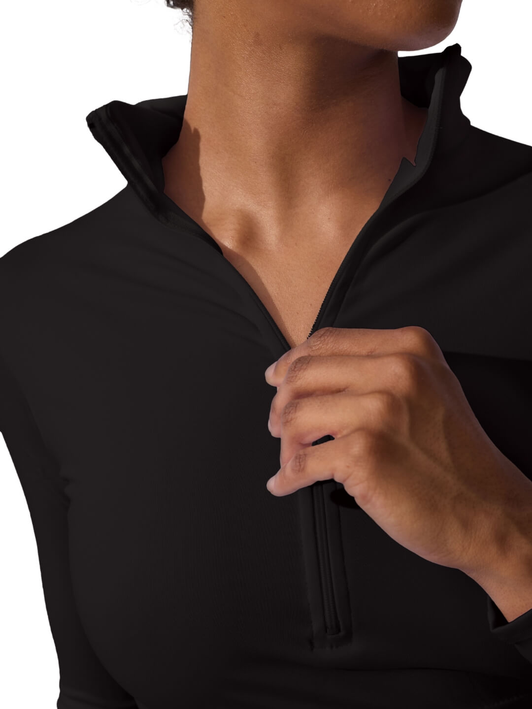 Turtle Neck Long Sleeve Crop Top | Capezio®