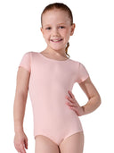 Team Basics Short Sleeve Leotard - Girls