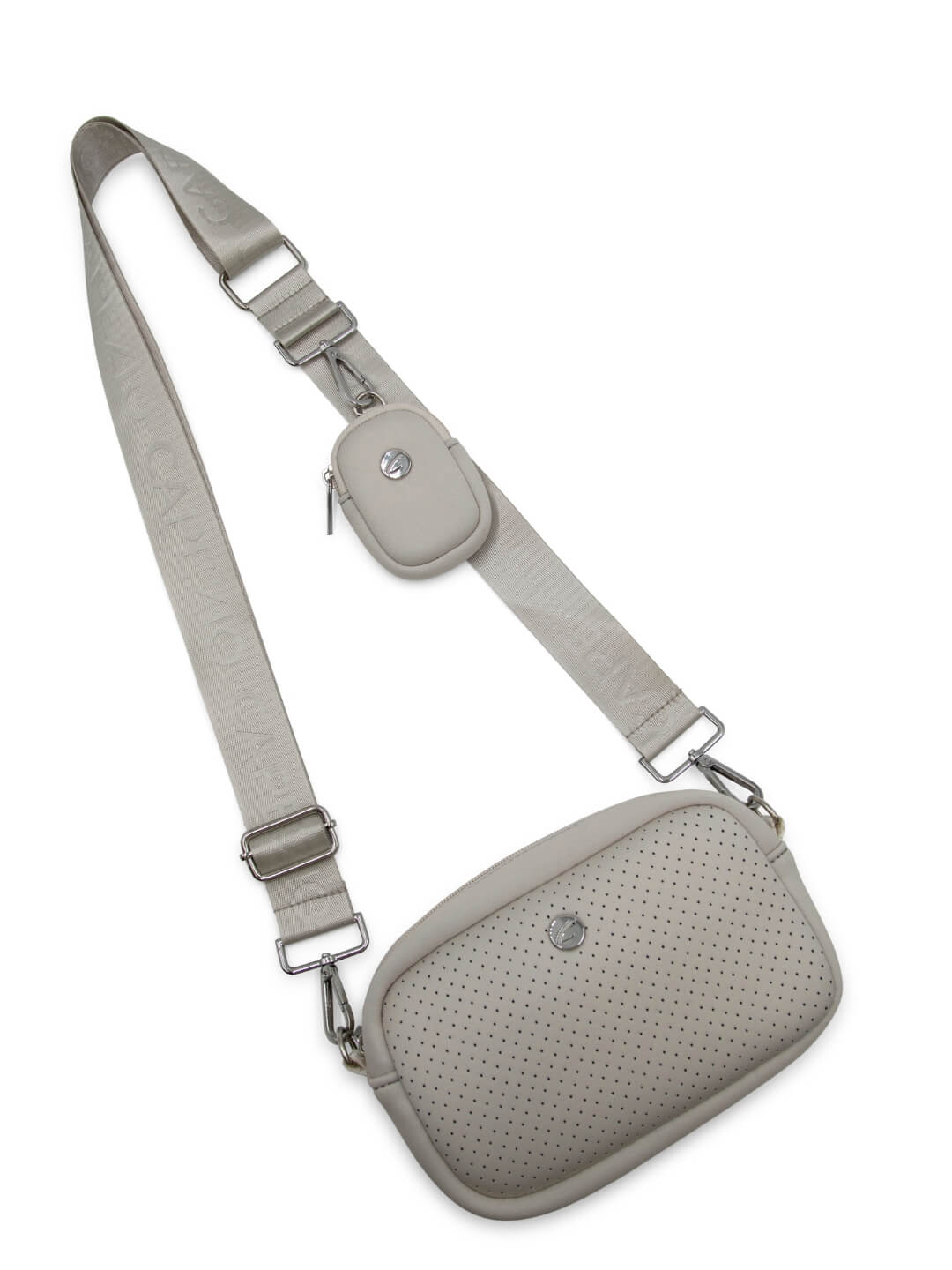ショルダーバッグ・ポシェット Stripe Webbing Pockets Shoulder Bag Ivory British Racing Gre Hexagon Shape Purse – Très Chic Boutique
