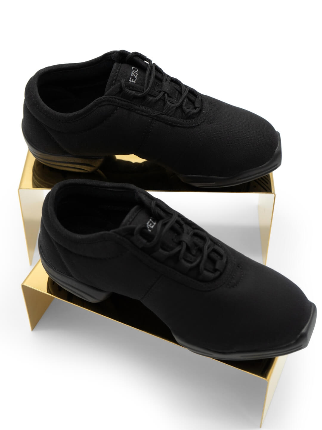 Capezio Tela Dansneaker, Sneaker da Danza Donna, Nero, 35 EU