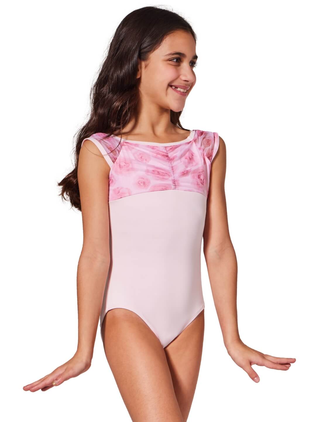 Coming Up Roses Rosa Leotard - Child