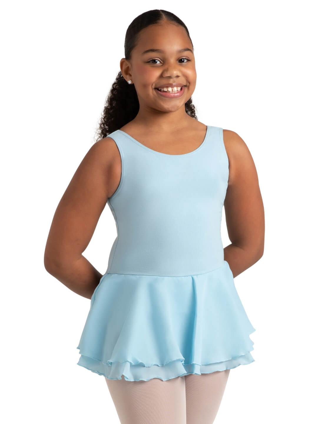 Double skirt dress top