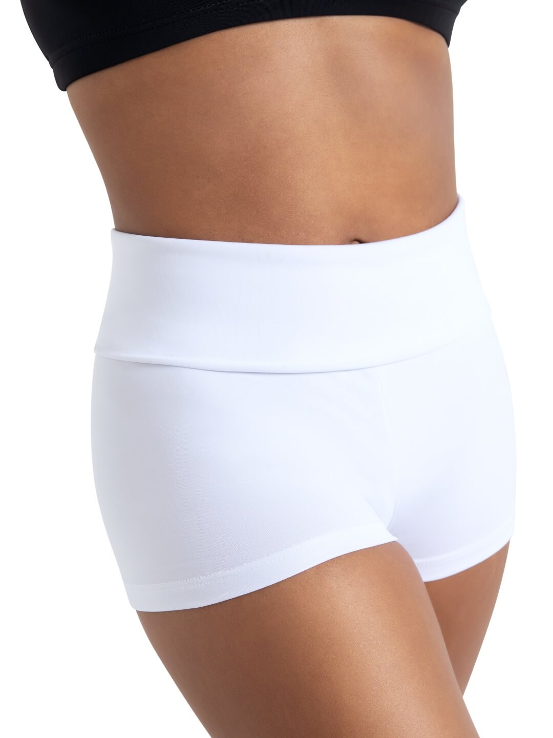 Team Basic Boyshort with Fold-Over Waistband | Capezio