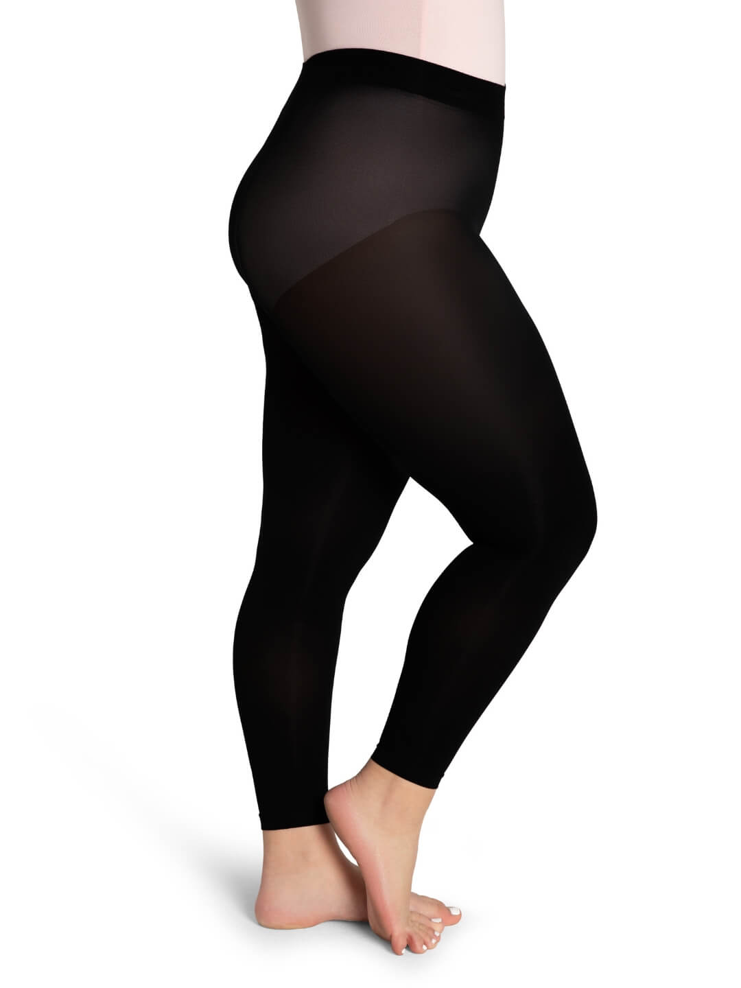 Footless Tight with Self Knit Waistband Capezio