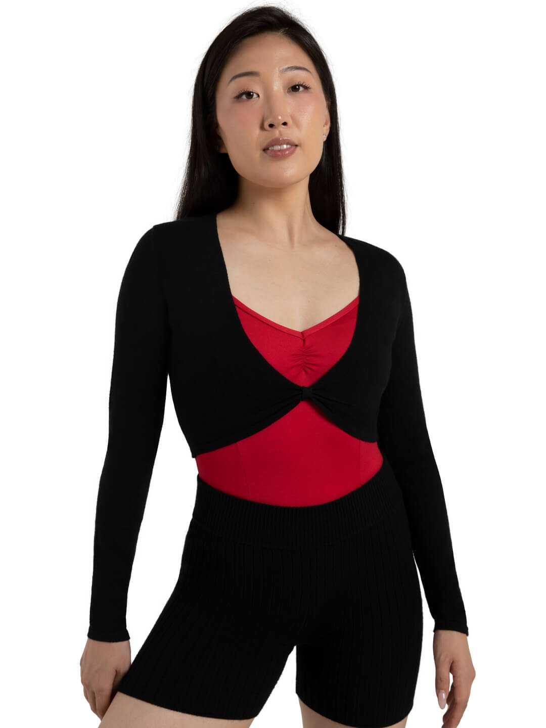 Harmonie Cropped Pinch Sweater