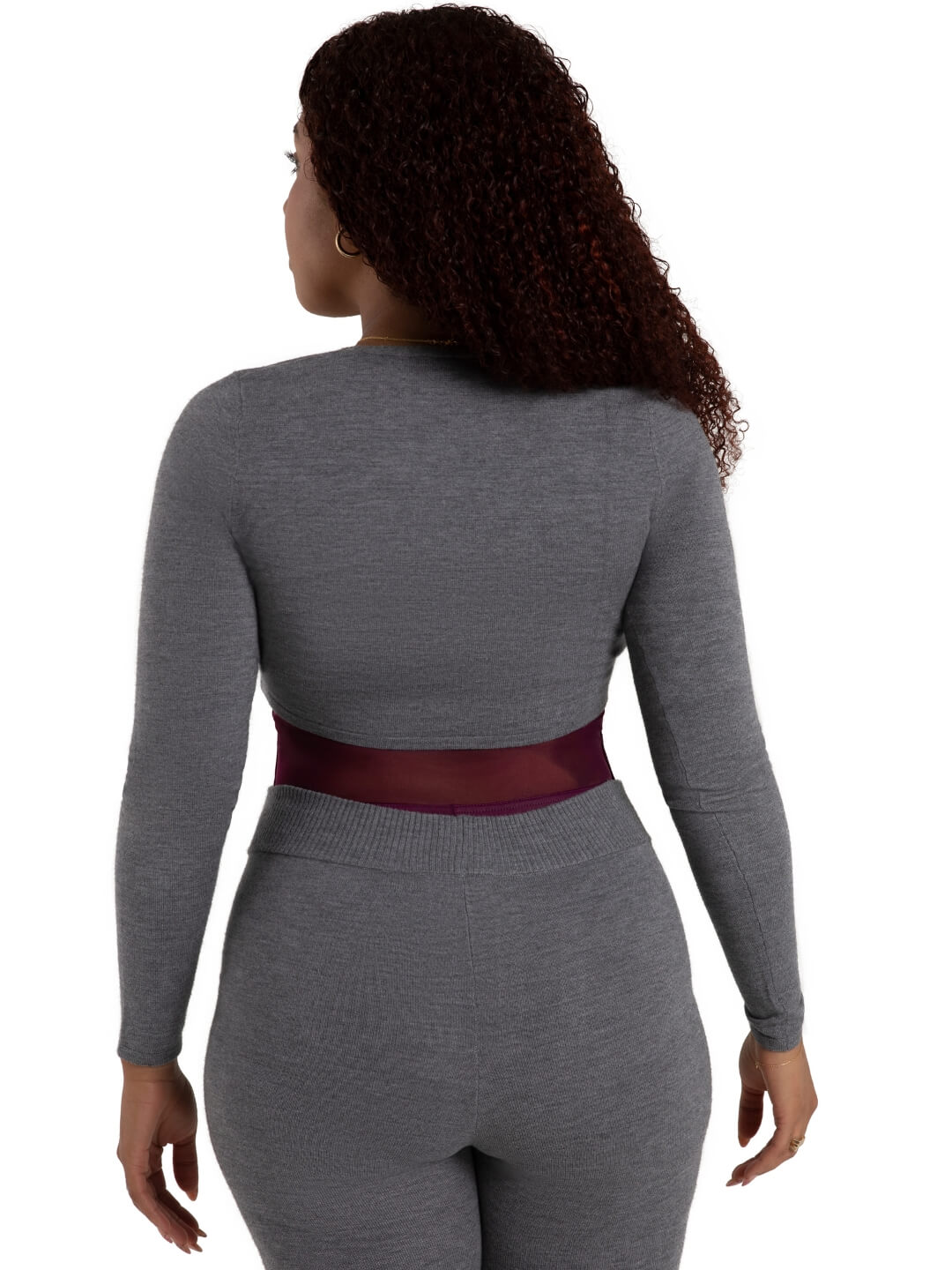 Harmonie Cropped Pinch Sweater