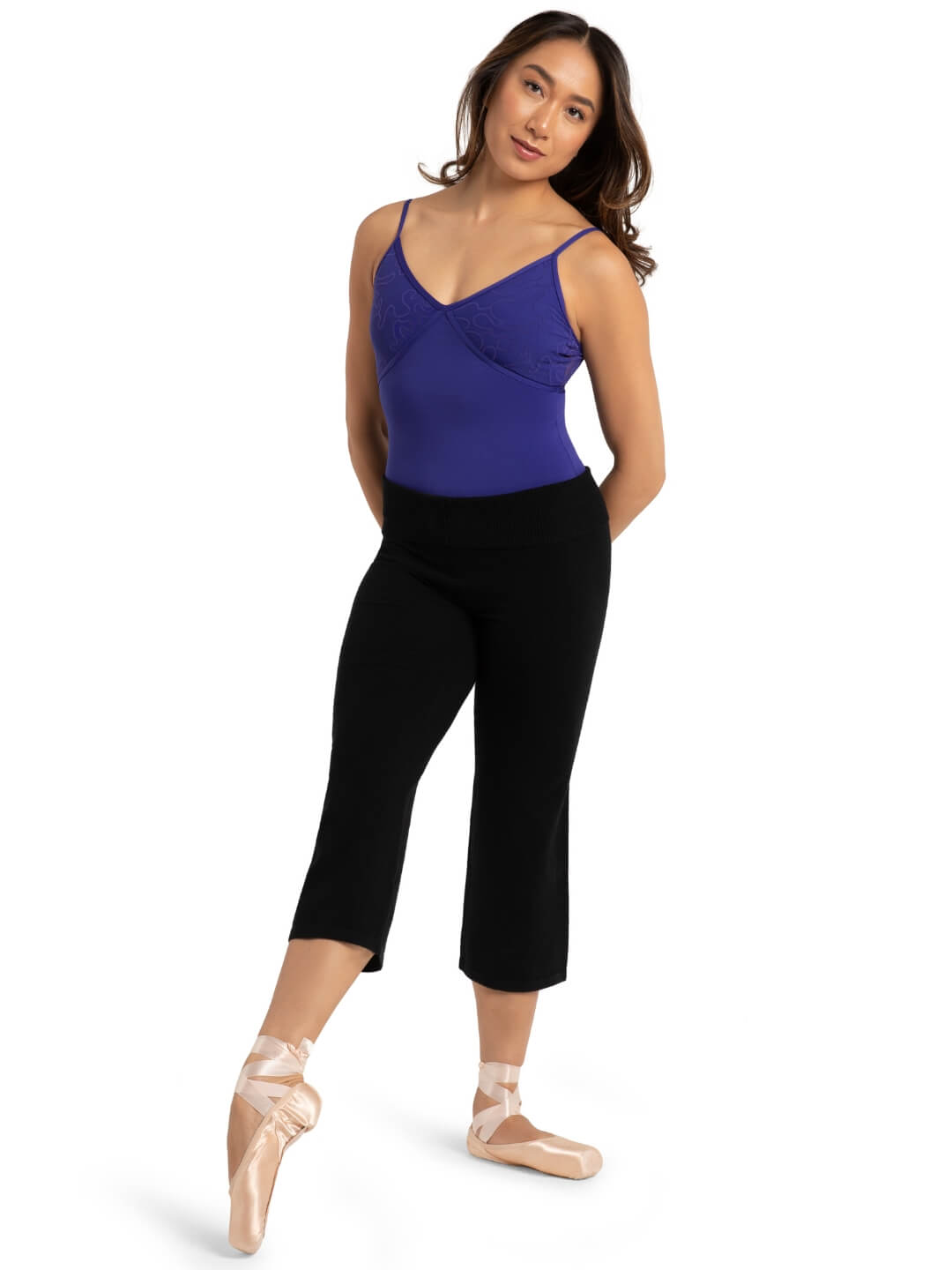 Capezio Harmonie Wellness Crop Wide Leg Pant | Capezio®