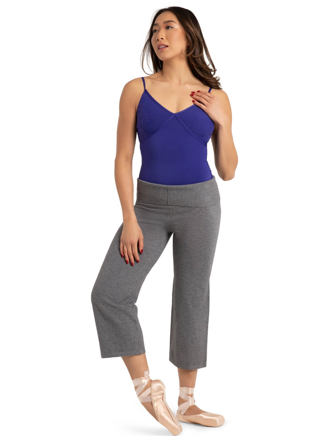 Capezio Harmonie Wellness Crop Wide Leg Pant | Capezio®