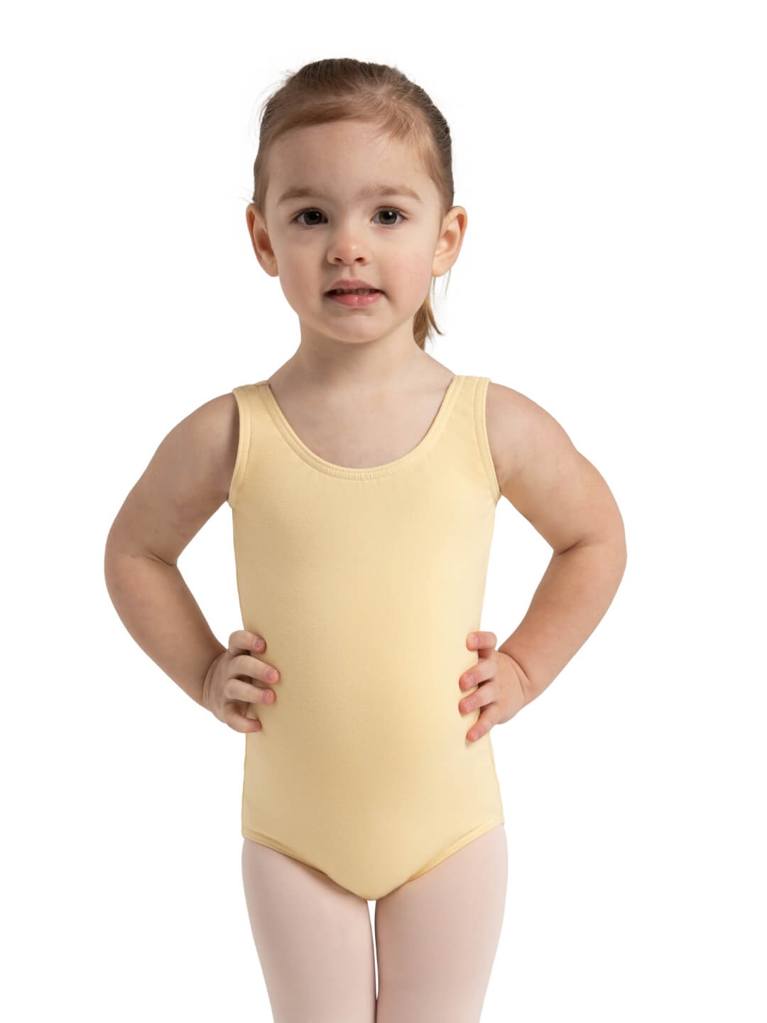 High-Neck Tank Leotard - Girls
