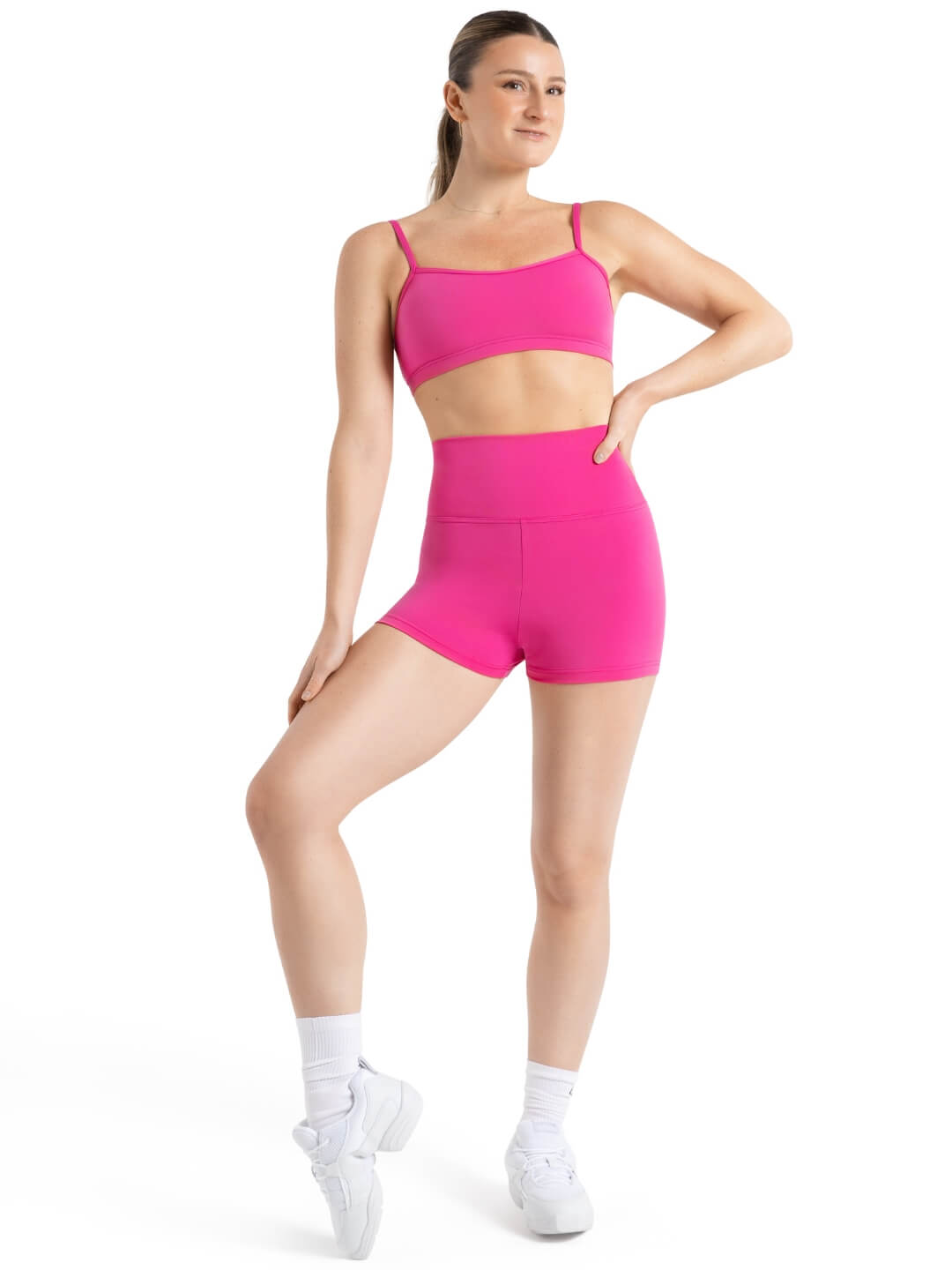 Capezio TB131 High Waisted Short Black Small