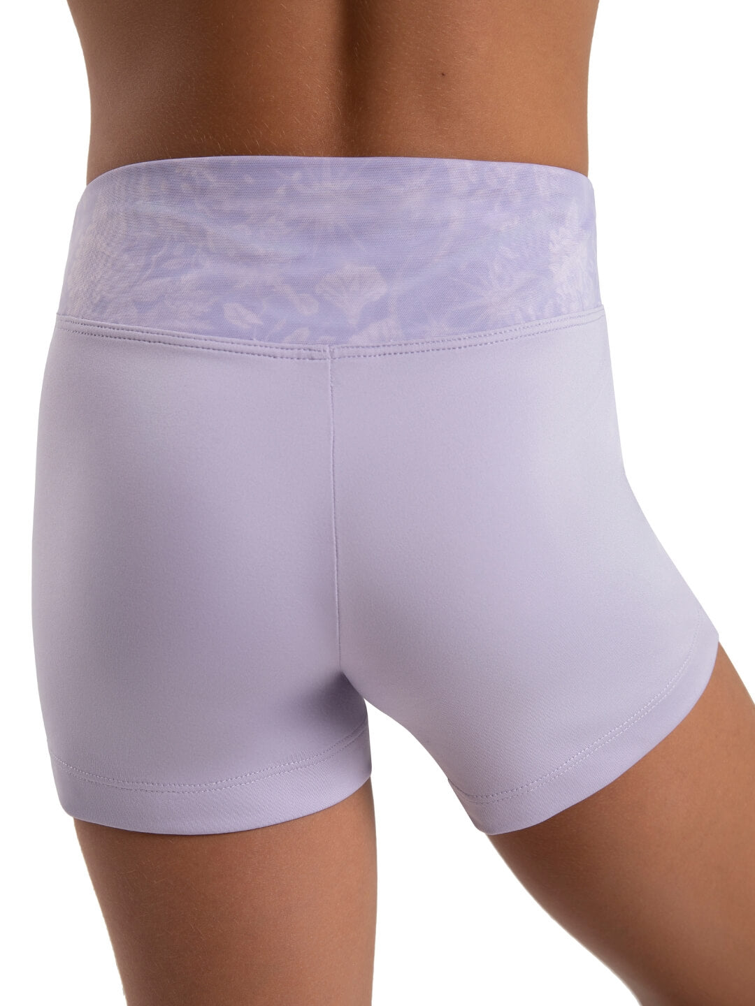 パピエ　HUDO silk shorts/lavender Suzette Collection Women's Lavender Flyaway Shorts