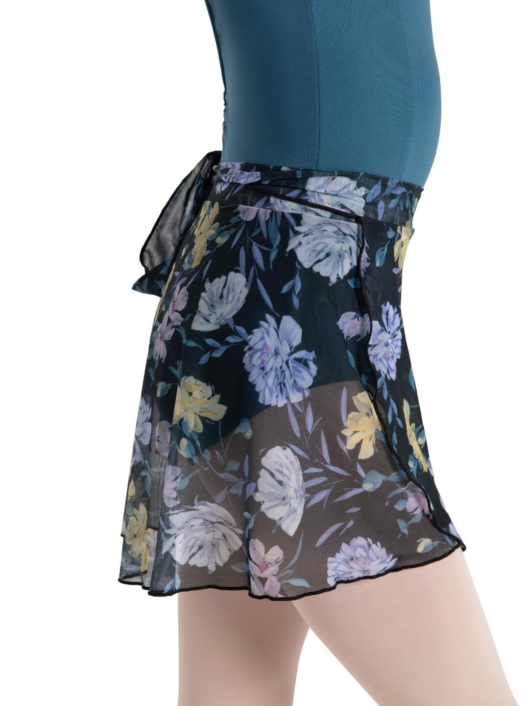 Capezio Le Jardin Printed Mesh Wrap Skirt - Child | Capezio®