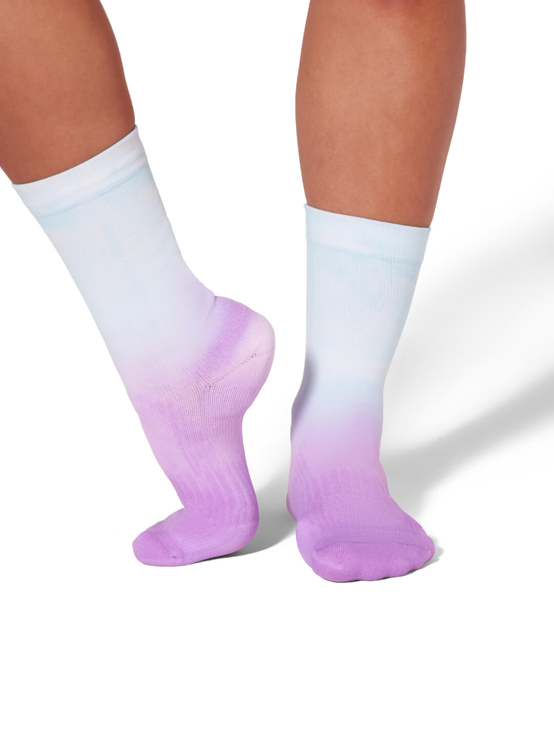 Chaussettes Capezio Lifeknit Sox II Femmes - Beige Taille L - Compression Et Antidérapantes