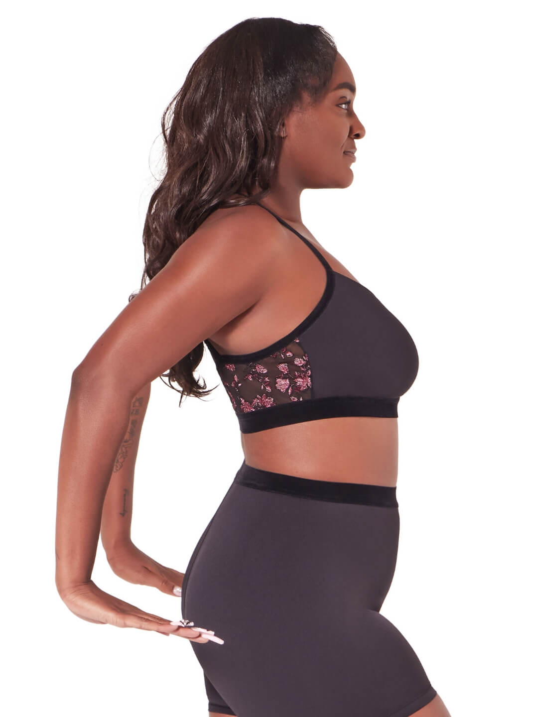 Ornate Romance Fondness Cami Criss Cross Back Bra