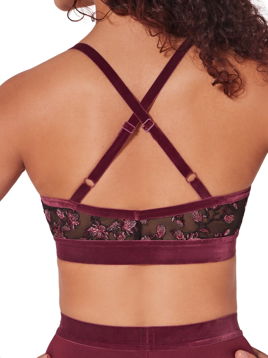 Ornate Romance Fondness Cami Criss Cross Back Bra