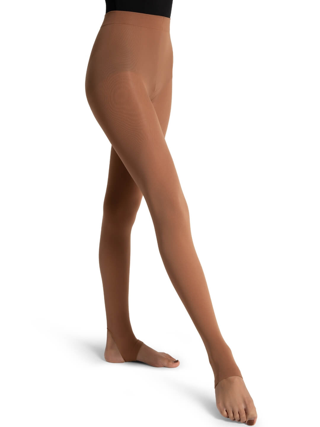 Self Knit Waist Stirrup Tight Wicks Moisture Capezio