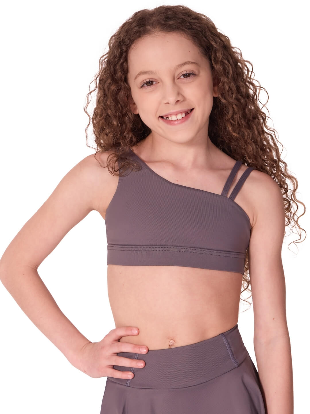 Studio Collection Asymmetric Double Strap Bra - Child