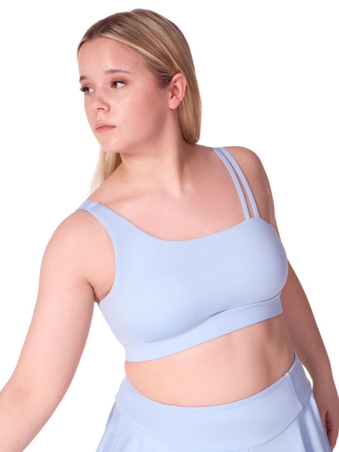 Studio Collection Asymmetric Double Strap Bra