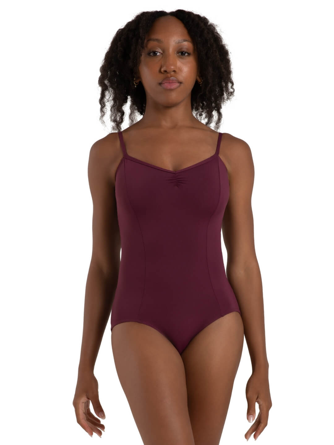 Studio Collection Dual Pinch Camisole Leotard with Princess Seams, Adjustable Straps and Bratek®
