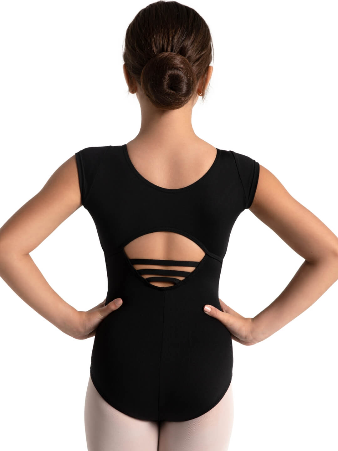 Studio Collection High Neck Cap Sleeve Leotard - Girls