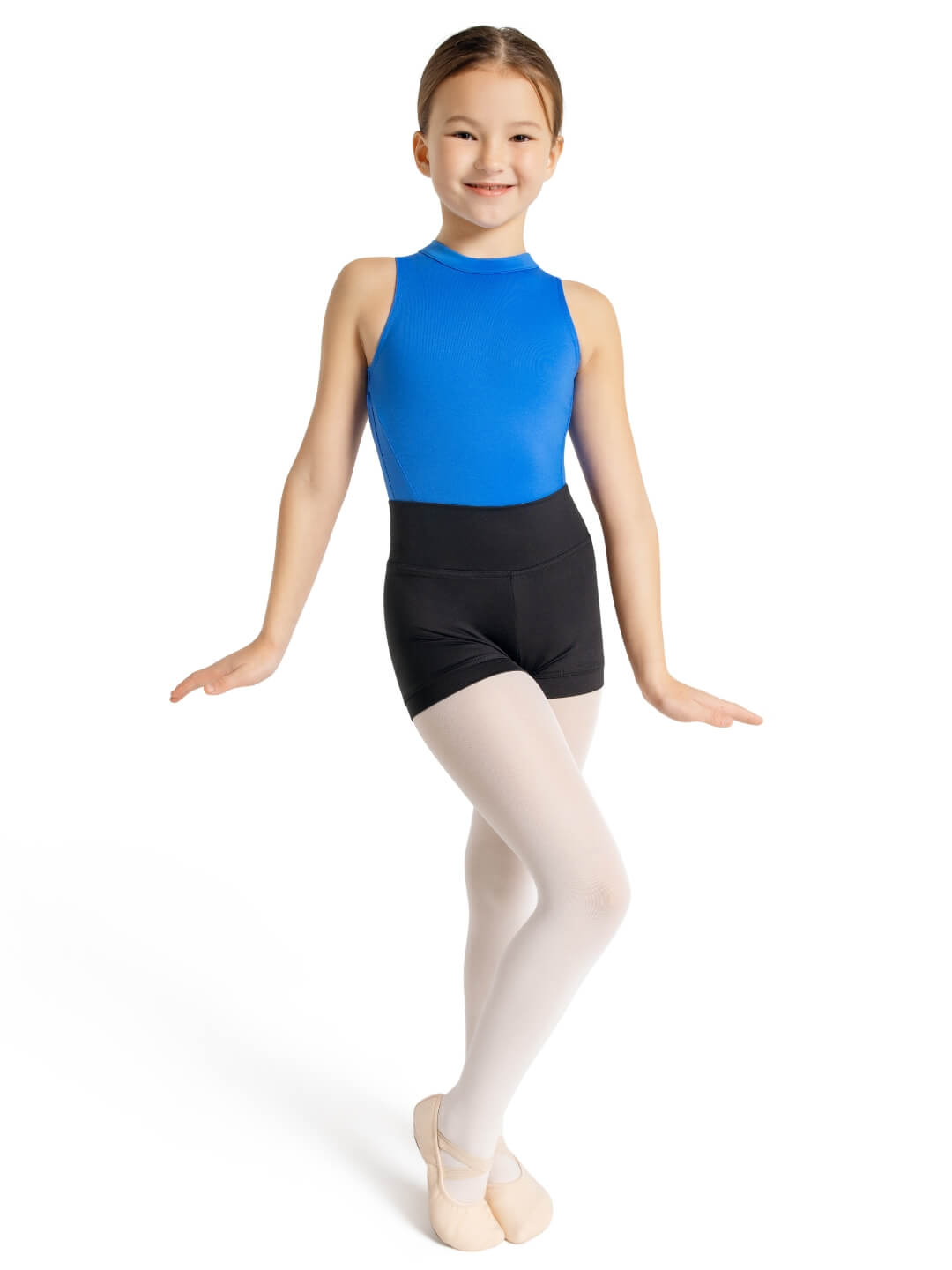 Capezio Studio Collection High Waisted Short Girls Capezio