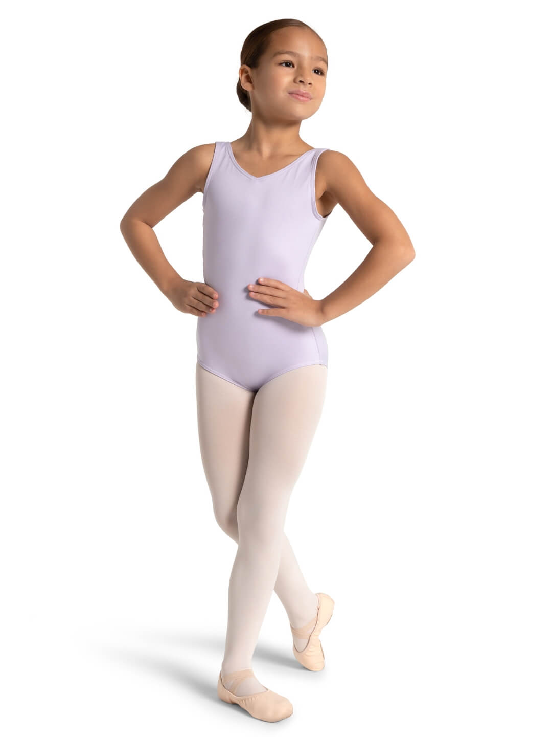 Capezio Body A Canottiera Per Bambine E Ragazze - Tessuto Nylon/Elastan, Fodera Frontale - 6